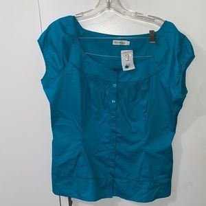 Teal blouse